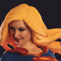 Statue Supergirl | DC Fan art par Abe3D SFW,NSFW 3d printed statue,supergirl statue,dc statue,3d printed figure,3d printed,nsfw statue