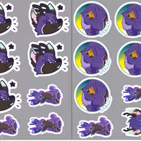 Spec 4 Mega Pack Sticker | Original Vinyl Sticker SFW furry sticker,sticker pack