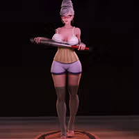 Estatua Seiko Ayase | Dandadan Fan art por Momoji3d SFW,NSFW 3d printed,3d printed statue,nsfw statue,Seiko Ayase statue,Dandadan statue