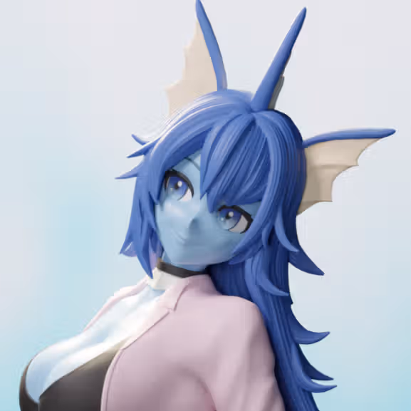 Vaporeon Eevee Statue | Pokemon Fan Art by FunserviceSTL SFW,NSFW,Futa 3d printed,3d printed statue,nsfw statue,futa statue,furry statue,Vaporeon Statue,Pokémon Statue,futa figurines,futanari figurines,futanari statue
