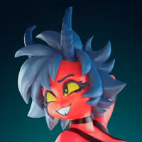 Millie Statue | Helluva Boss Fan Art by Officer Rhu SFW,NSFW,Futa 3d printed statue,3d printed,nsfw statue,futa statue,Millie Statue,Helluva Boss Statue,futa figurines,futanari figurines,futanari statue,furry statue