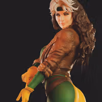 Rogue Statue | Marvel Fan Art by Abe3D SFW 3d printed statue,rogue statue,marvel statue,3d printed figure,3d printed
