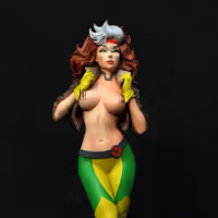 Statue Rouge | X-Men Fan art par Exclusive3dprints SFW,NSFW 3d printed statue,3d printed,nsfw statue,3d printed figure,Rouge statue,X-Men statue