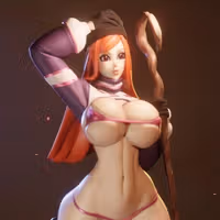 Sorceress Statue | Dragon's Crown Fan Art by Rushzilla SFW 3d printed statue,3d printed,3d printed figure,Sorceress Statue,Dragon's Crown Statue