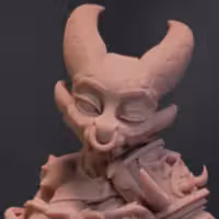 Forlorn Ramshackle Kobold Miniature | DnD Fan Art by Jigglystix SFW,NSFW 3d printed,miniature,dnd miniature,Forlorn Ramshackle Kobold,3d printed miniature,nsfw miniature