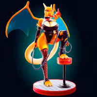 Charizard Dominatrix Statue | Pokemon Fan Art by Officer Rhu SFW,NSFW,Futa 3d printed,Charizard statue,futa statue,pokemon statue,furry statue,nsfw statue,futa figurines,futanari figurines,futanari statue