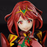 Pyra Homura Statue | Xenoblade Fanart von Gr8Tech SFW,NSFW 3d printed statue,nsfw statue,Pyra Homura statue,Xenoblade statue,3d printed figure,3d printed