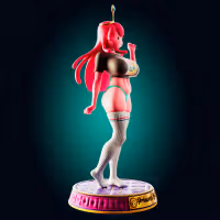 Princess BubbleGum Curvy Thicc Statue | Adventure Time Fan Art by Officer Rhu SFW,NSFW,Futa 3d printed,Princess BubbleGum statue,futa statue,Adventure Time statue,furry statue,nsfw statue,futa figurines,futanari figurines,futanari statue