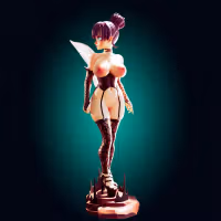 Tinker Bell Goth Girl Statue | Peter Pan Fan Art by Officer Rhu SFW,NSFW,Futa 3d printed,Tinker Bell statue,futa statue,Peter Pan statue,furry statue,nsfw statue,futa figurines,futanari figurines,futanari statue