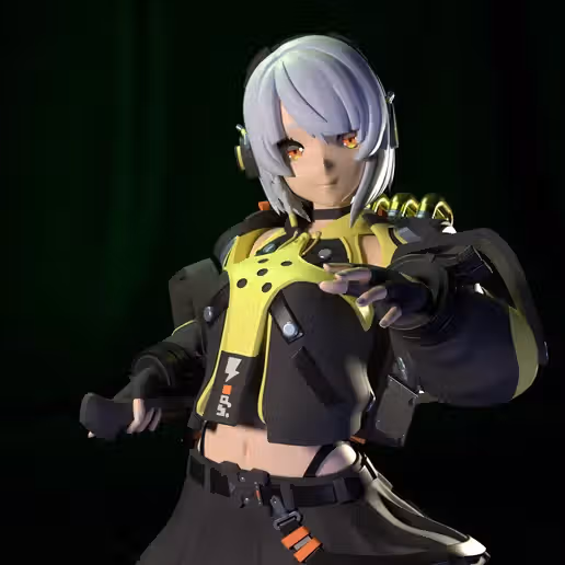 Anby Demara Statue | Zenless Zone Zero Fan Art by FunserviceSTL SFW,NSFW,Futa 3d printed statue,nsfw statue,Anby Demara statue,Zenless Zone Zero,3d printed figure,3d printed,futa figurines,futanari figurines,futanari statue,futa statue