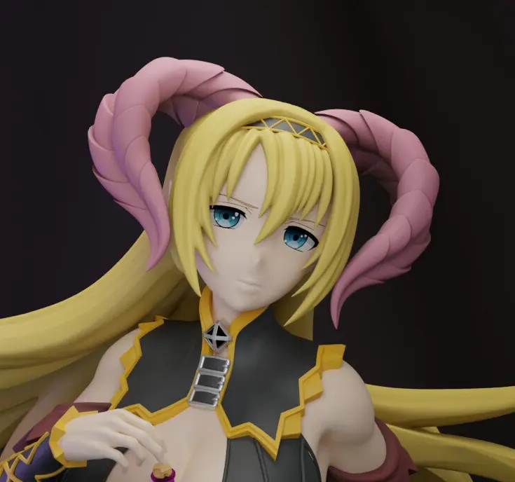 Statua Mammon | Seven Deadly Sins Fan art di MoonFigures SFW 3d printed,3d printed statue,Mammon Statue,Seven Deadly Sins statue,3d printed figure