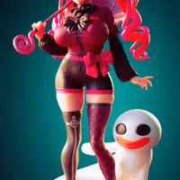 Statua Perona Halloween | One Piece Fan art di Officer Rhu SFW,NSFW,Futa 3d printed statue,3d printed,futa statue,futa figurines,futanari figurines,futanari statue,nsfw statue,Perona Halloween Statue,One Piece Statue