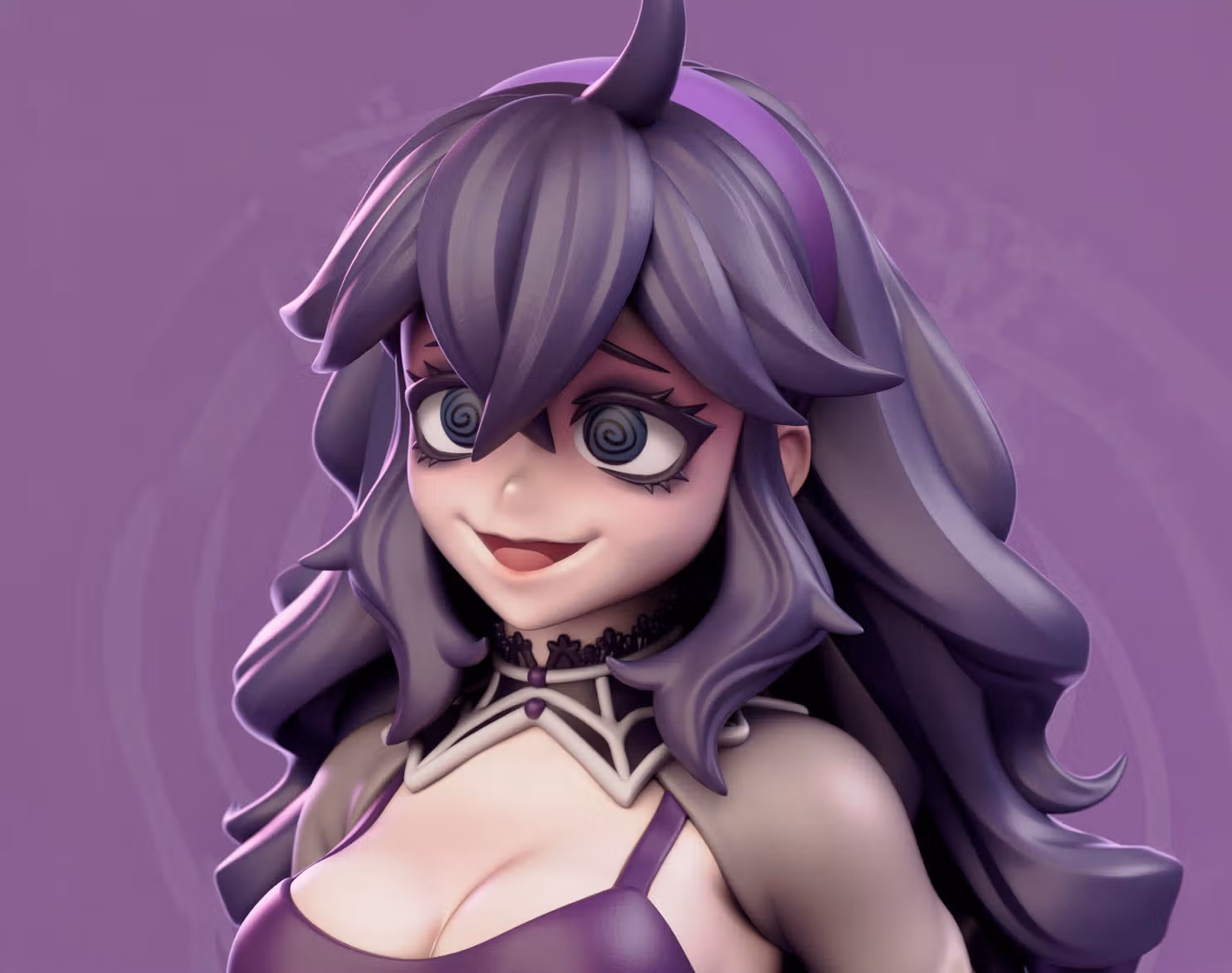 Statue Hex Maniac | Pokemon Fan art par Jigglystix SFW,NSFW,Futa 3d printed statue,3d printed,nsfw statue,3d printed figure,futa statue,Hex Maniac Statue,Pokémon Statue,futa figurines,futanari figurines,futanari statue