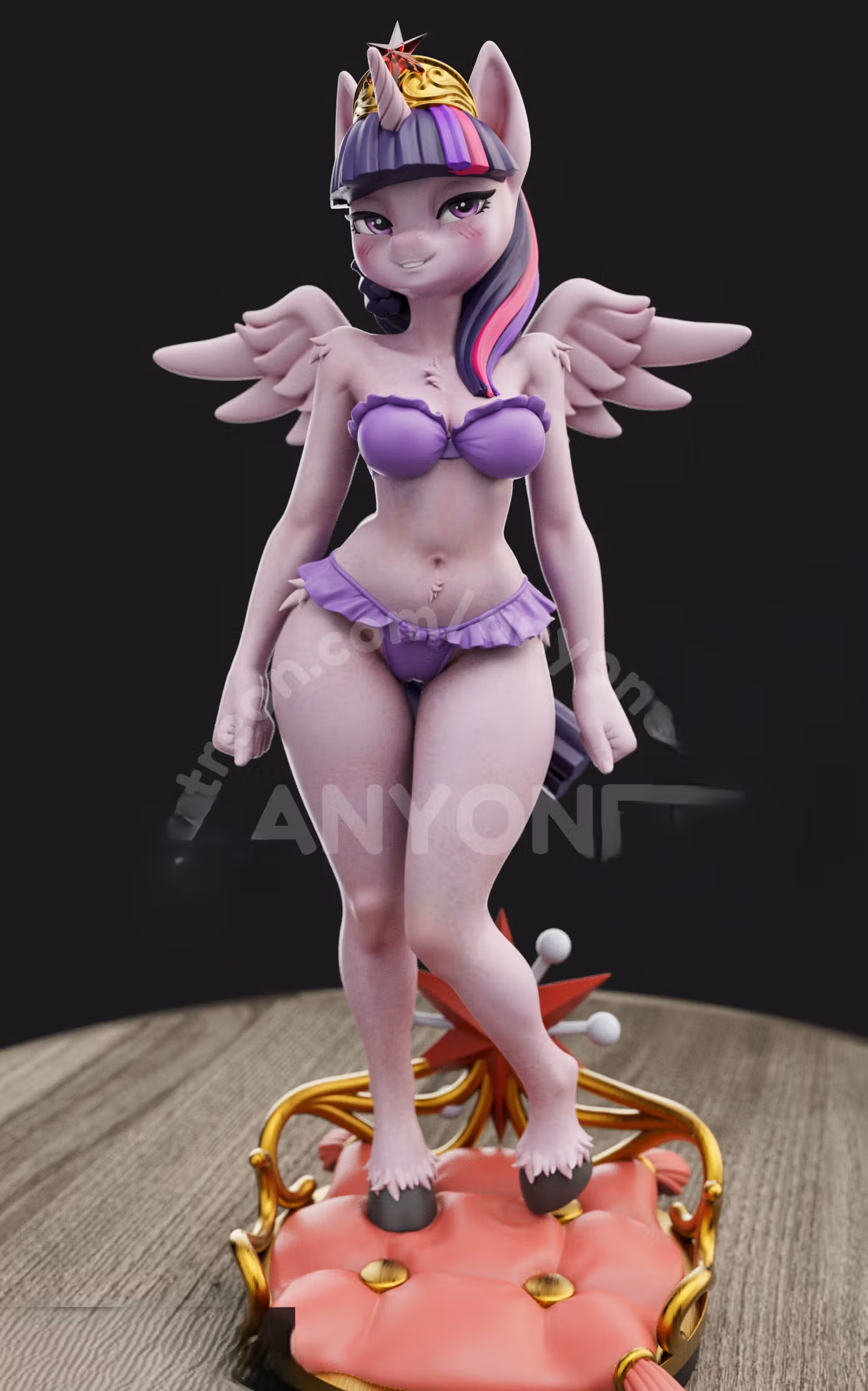 Statue Twilight Sprinkles Furry | My Little Pony Fan Art par Anyonensfw SFW,NSFW,Futa 3d printed statue,3d printed,nsfw statue,3d printed figure,Twilight Sprinkles Statue,furry statue,My Little Pony Statue,futa statue,futa figurines,futanari statue,futanari figurines