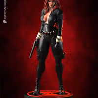 Estatua Black Widow | Marvel Fan art por Pop Totem SFW 3d printed statue,3d printed,3d printed figure,Black Widow Statue,Marvel statue