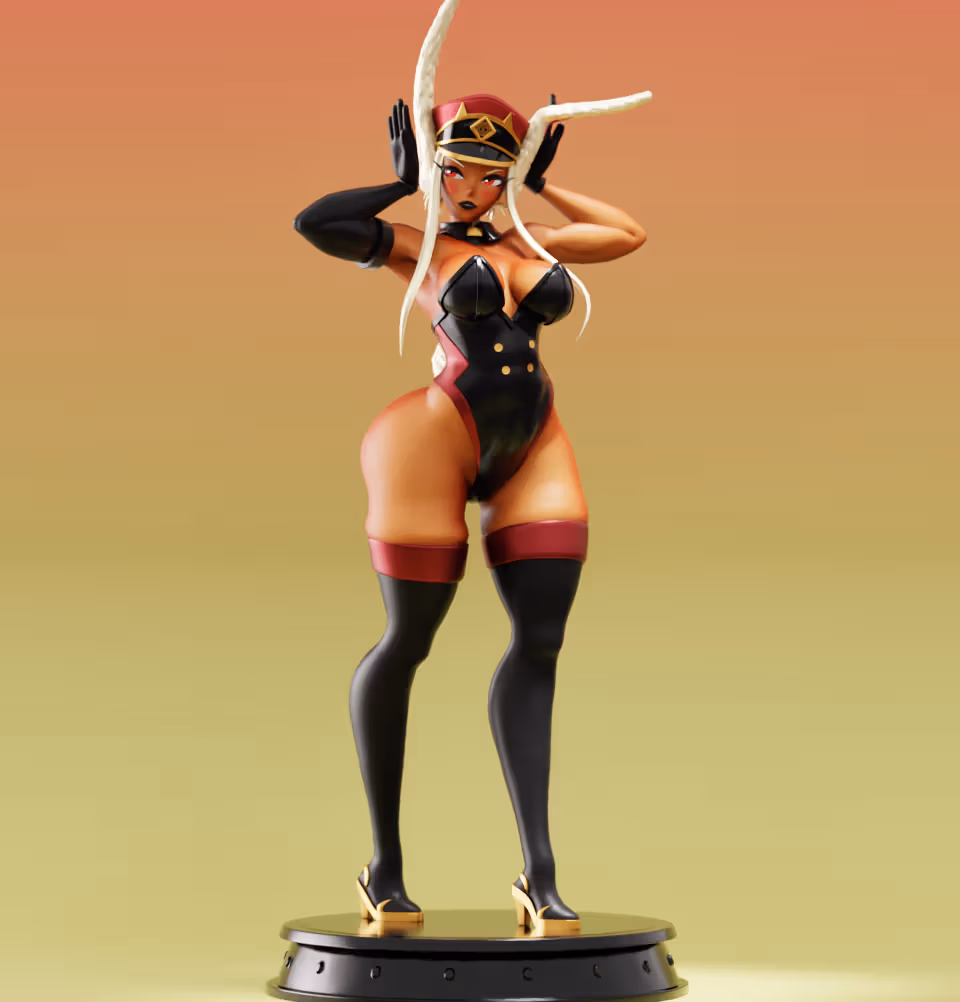 Statua Mirko | My Hero Academia Fan art di Tarsis SFW,NSFW 3d printed,3d printed statue,My Hero Academia Statue,Mirko statue,3d printed figure,sfw statue,nsfw statue