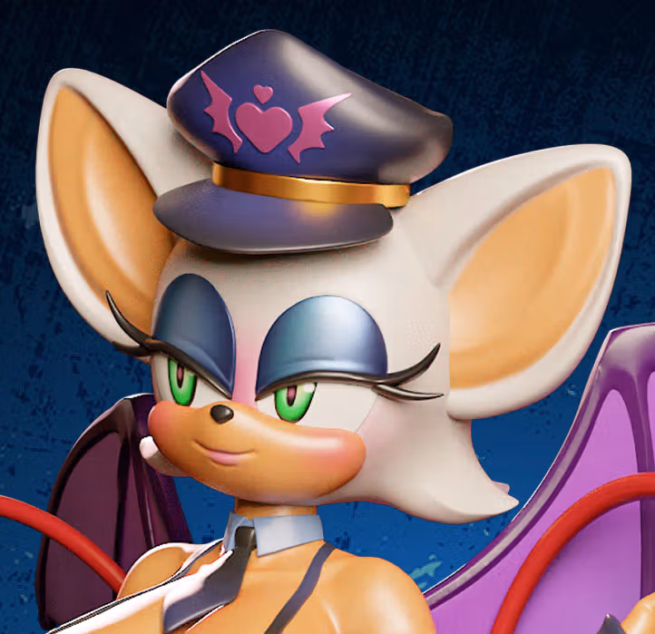 Rouge Furry Statue | Sonic the Hedgehog Fanart von Onagaba SFW,NSFW,Futa 3d printed statue,3d printed,3d printed figure,Rouge Statue,Sonic the Hedgehog Statue,futa statue,futa figurines,futanari figurines,futanari statue,nsfw statue,furry statue