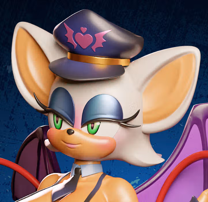 Rouge Furry Statue | Sonic the Hedgehog Fan Art by Onagaba SFW,NSFW,Futa 3d printed statue,3d printed,3d printed figure,Rouge Statue,Sonic the Hedgehog Statue,futa statue,futa figurines,futanari figurines,futanari statue,nsfw statue,furry statue