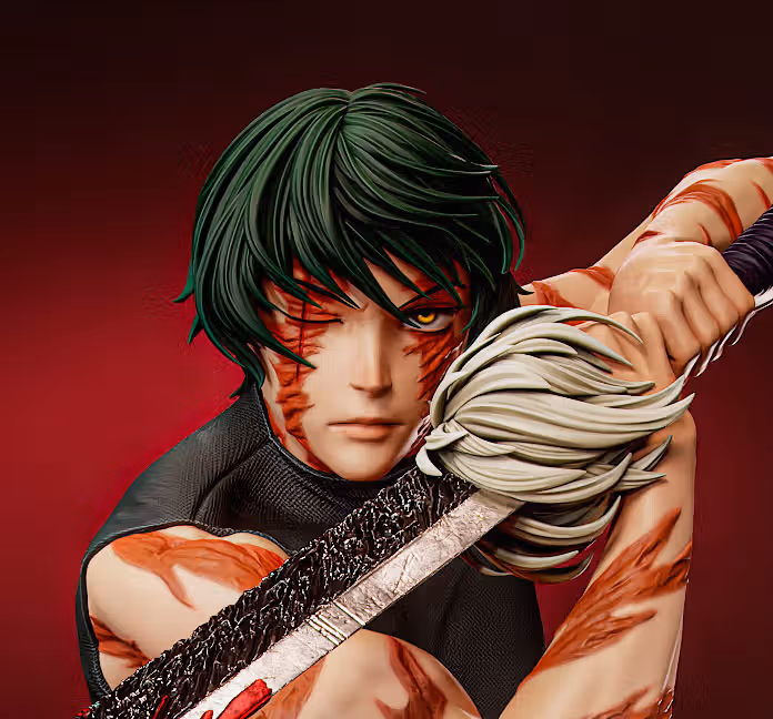 Maki Zenin Statue | Jujutsu Kaisen Fan Art by Gatsu SFW,NSFW,Futa 3d printed statue,3d printed,nsfw statue,futa statue,Maki Zenin Statue,Jujutsu Kaisen statue,futa figurines,futanari figurines,futanari statue