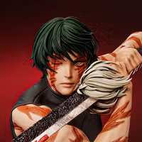 Statue Maki Zenin | Jujutsu Kaisen Fan art par Gatsu SFW,NSFW,Futa 3d printed statue,3d printed,nsfw statue,futa statue,Maki Zenin Statue,Jujutsu Kaisen statue,futa figurines,futanari figurines,futanari statue
