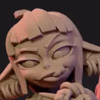 Aztec Sewing Goblin Miniature | DnD Fan Art by Jigglystix SFW,NSFW 3d printed,miniature,dnd miniature,Aztec Sewing Goblin,3d printed miniature,nsfw miniature