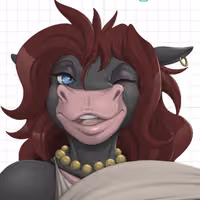 Cowgirl Furry Sticker | Original Vinyl Sticker SFW,NSFW,Futa furry sticker,nsfw sticker,futanari sticker,Cowgirl sticker,original sticker,futa sticker