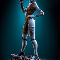 EDI Statue | Mass Effect Fanart von H3LLCREATOR SFW 3d printed statue,Mass Effect,3d printed,EDI Statue,3d printed figure