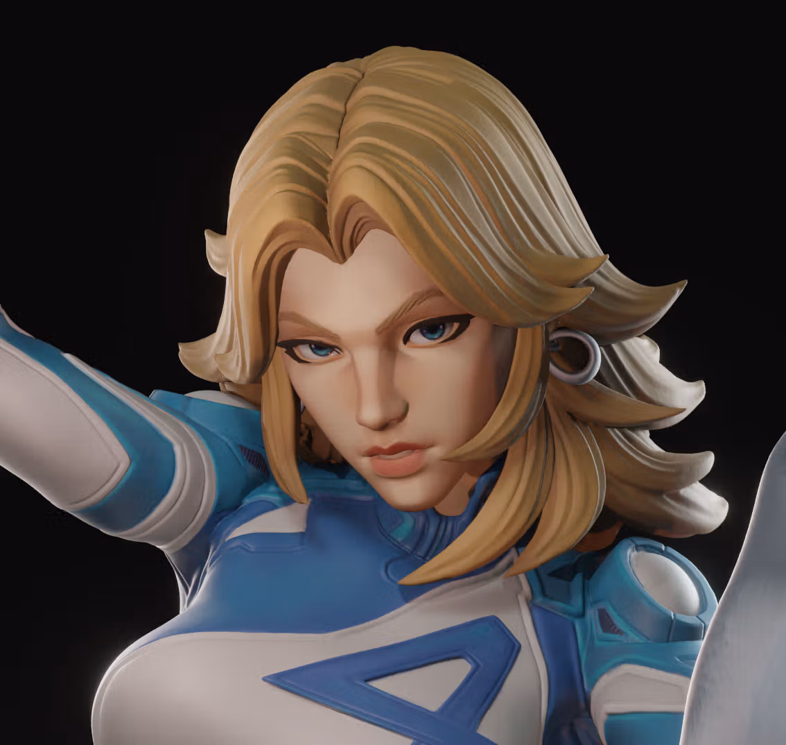 Sue Storm Statue | Marvel Fanart von Freyas Fantasys SFW,NSFW,Futa 3d printed statue,3d printed,3d printed figure,Sue Storm Statue,Marvel Statue,nsfw statue,futa figurines,futanari figurines,futanari statue,futa statue