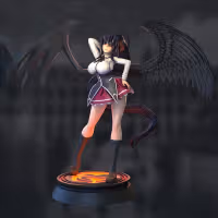 Akeno Himejima Statue | High School DxD Fan Art by Azerama SFW,NSFW 3d printed,3d printed statue,nsfw statue,Akeno Himejima statue,High School DxD statue