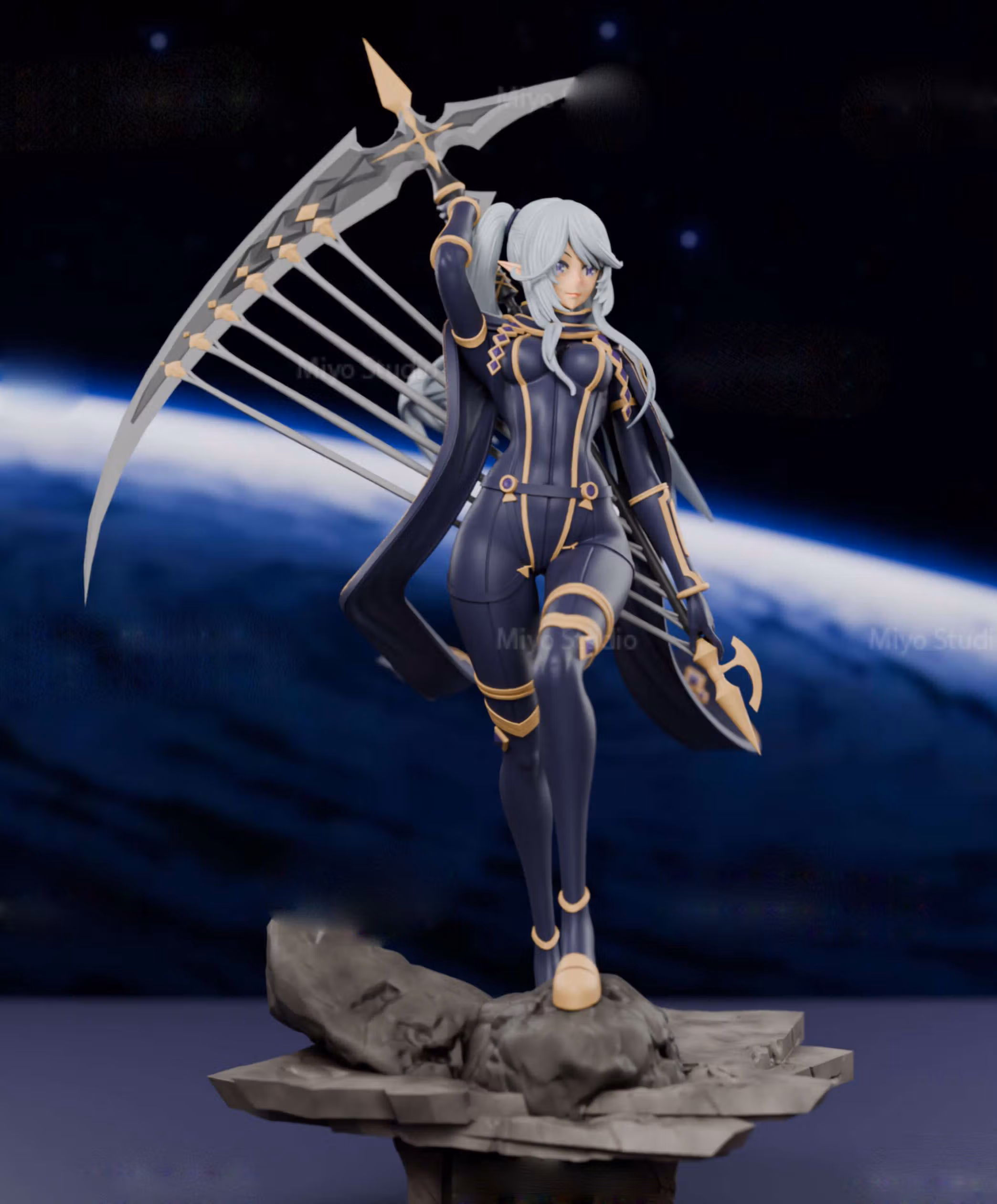 Epsilon Statue | The Eminence In Shadow Fanart von MiyoStudio SFW,NSFW 3d printed statue,Epsilon statue,3d printed,The Eminence In Shadow Statue,3d printed figure,nsfw statue