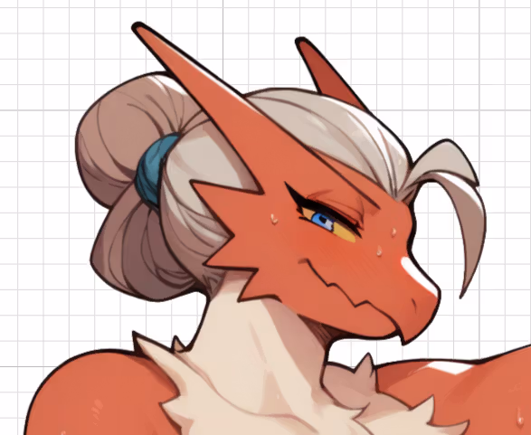 Blaziken Lying Furry Girl Sticker | Pokemon Vinyl Sticker NSFW furry sticker,nsfw sticker,stickers,blaziken,pokemon sticker
