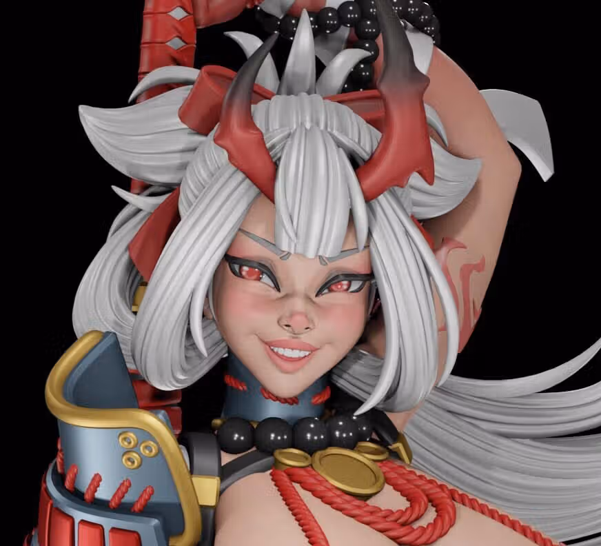 Katana Statue | Echocalypse Fan Art by Digital Dark SFW,NSFW,Futa 3d printed statue,3d printed,nsfw statue,futa statue,futa figurines,futanari figurines,futanari statue,3d printed figure,Katana Statue,Echocalypse statue 