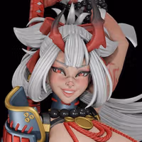 Katana Statue | Echocalypse Fanart von Digital Dark SFW,NSFW,Futa 3d printed statue,3d printed,nsfw statue,futa statue,futa figurines,futanari figurines,futanari statue,3d printed figure,Katana Statue,Echocalypse statue