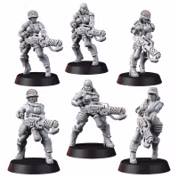 Jungle Fighters Mega Pack Miniature | 40k Fan Art by Across the Realms SFW 3d printed miniature,3d printed,miniature,sfw miniature,warhammer 40k,40k miniature,Jungle Fighters,Grimdark