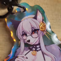 Loona Assasin Keychain | Helluva Boss Acrylic Keychain SFW And NSFW loona nsfw,loona keychain,furry keychain,SFW keychain,Helluva Boss,nsfw keychain