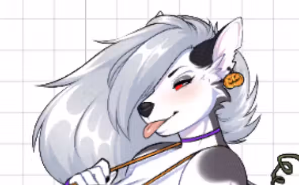 Loona Halloween V2 Sticker | Helluva Boss Vinyl Sticker NSFW furry sticker,loona sticker,loona nsfw,NSFW stickers,Helluva Boss,Halloween sticker