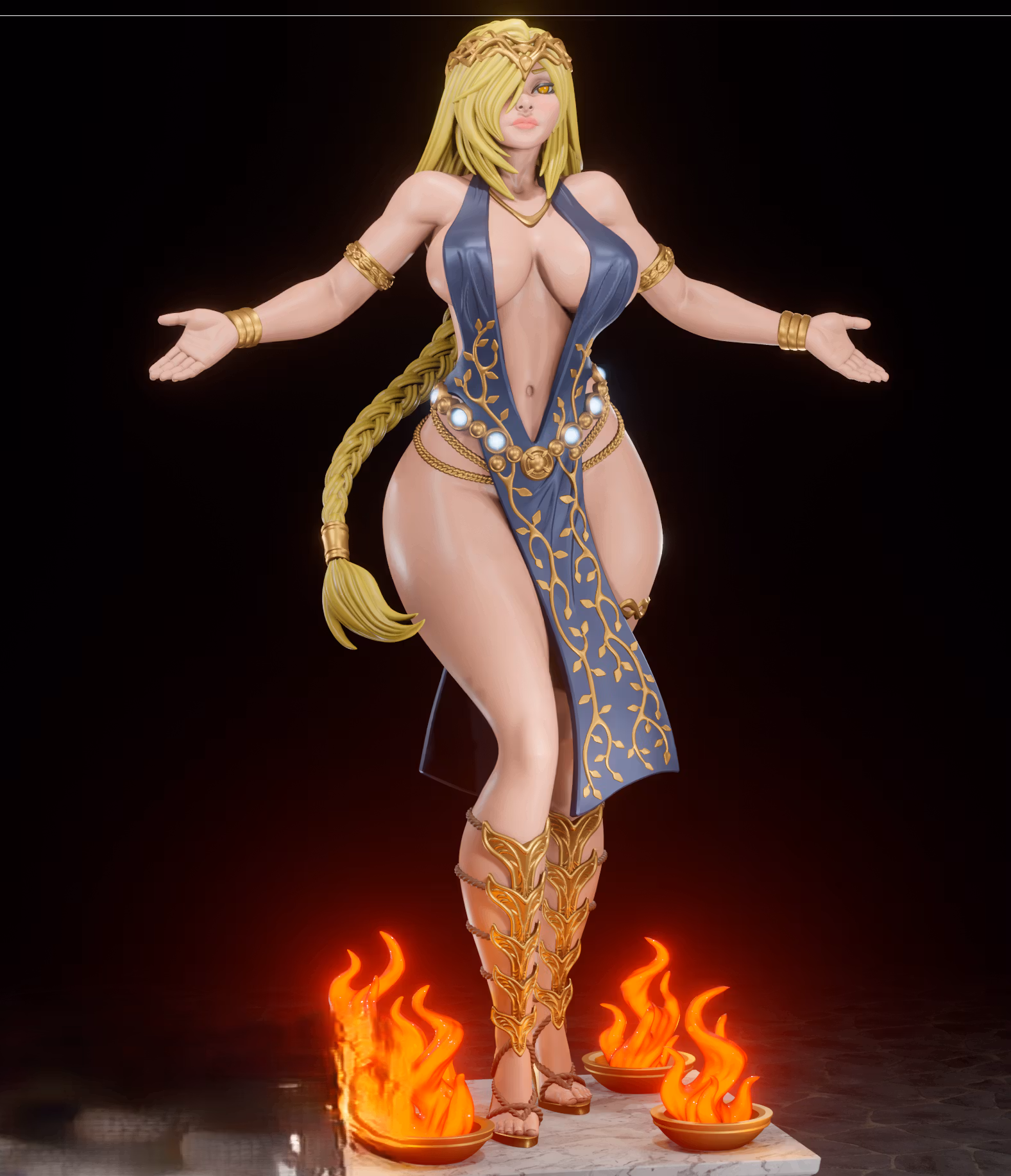 Queen Marika Statue | Elden Ring Fan Art by Digital Dark SFW,NSFW,Futa 3d printed statue,3d printed,nsfw statue,3d printed figure,futa statue,Queen Marika Statue,Elden Ring Statue,futa figurines,futanari figurines,futanari statue