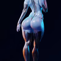 Cortana Statue | Halo Fan Art by E.S Monster SFW 3d printed statue,3d printed,3d printed figure,Cortana Statue,Halo Statue