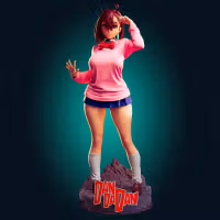 Momo Ayase Statue | Dandadan Fan Art by Officer Rhu SFW,NSFW,Futa 3d printed,Momo Ayase statue,futa statue,Dandadan statue,nsfw statue,futa figurines,futanari figurines,futanari statue
