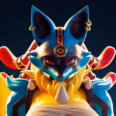 Mega Lucario Thicc Egyptian Mommy Statue | Pokemon Fan Art by Officer Rhu SFW,NSFW,Futa 3d printed,Lucario statue,futa statue,pokemon statue,furry statue,nsfw statue,futa figurines,futanari figurines,futanari statue