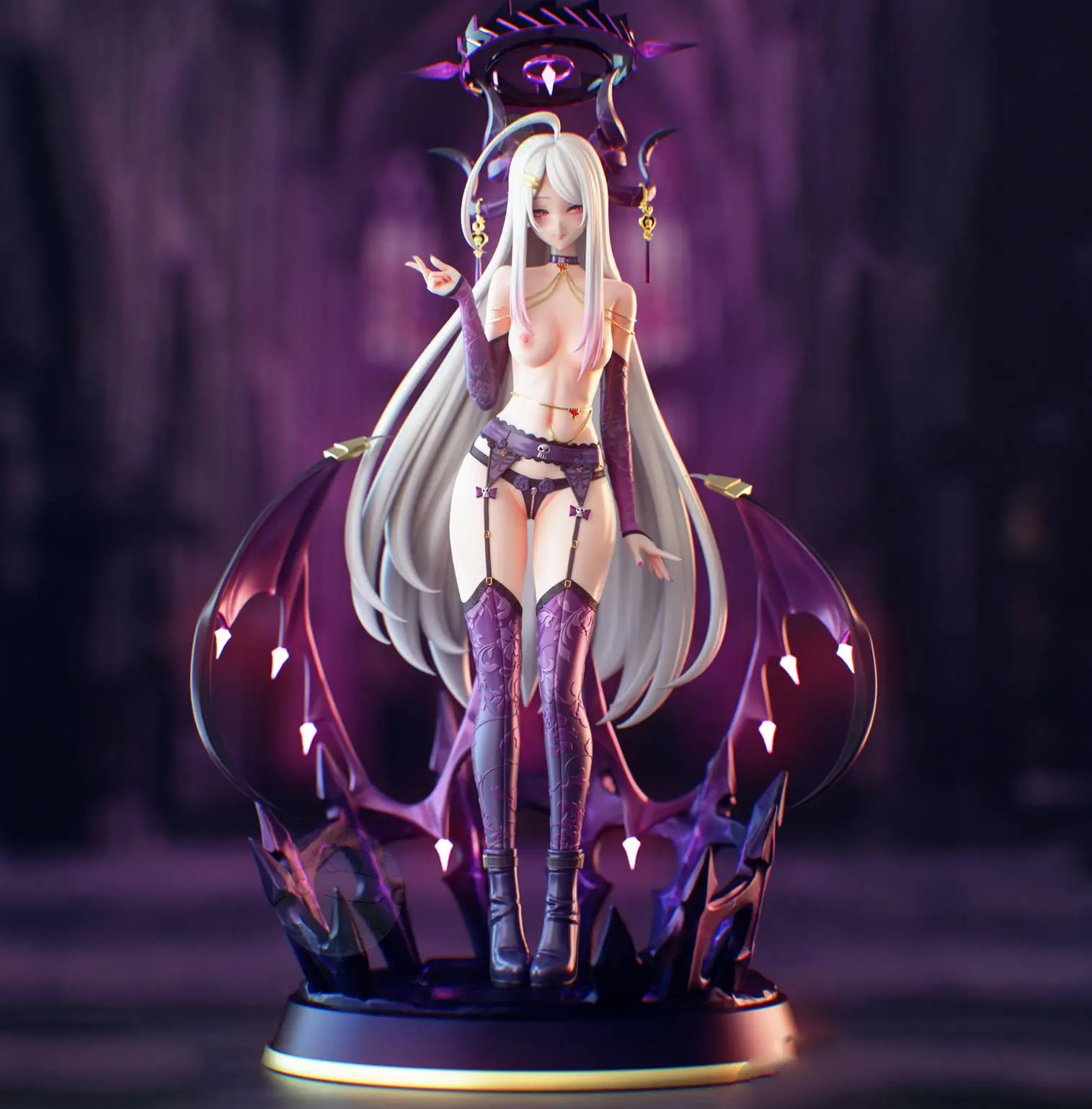 Sorasaki Hina Statue | Blue Archive Fanart von PikkyPrints SFW,NSFW 3d printed statue,3d printed,3d printed figure,Sorasaki Hina Statue,Blue Archive Statue,nsfw statue