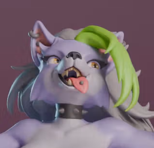 Figura Roxanne | Five Nights at Freddy's Fanart autorstwa NaughtyVault NSFW 3d printed,3d printed statue,Roxanne Statue ,Nights at Freddy's statue,nsfw statue,furry statue