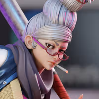 Seiko Ayase Statue | Dandadan Fan Art by 3Dmoonn SFW,NSFW 3d printed,3d printed statue,Seiko Ayase Statue,Dandadan statue,nsfw statue