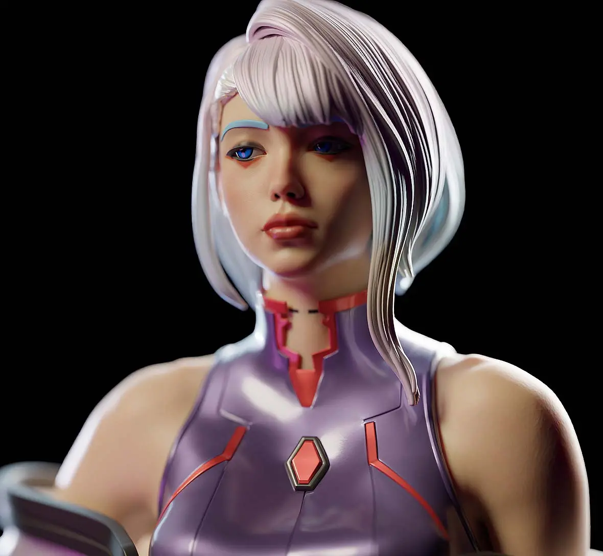 Statue Lucy | Cyberpunk Edgerunners Fan art par E.S Monster SFW,NSFW 3d printed statue,3d printed,nsfw statue,3d printed figure,Lucy statue,cyberpunk statue