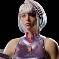 Lucy Statue | Cyberpunk Edgerunners Fan Art by E.S Monster SFW,NSFW 3d printed statue,3d printed,nsfw statue,3d printed figure,Lucy statue,cyberpunk statue