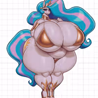 Princess Celestia V1 Furry Sticker | My Little Pony Vinyl Sticker SFW furry sticker,sfw sticker,stickers,Princess Celestia,mlp sticker,My Little Pony sticker