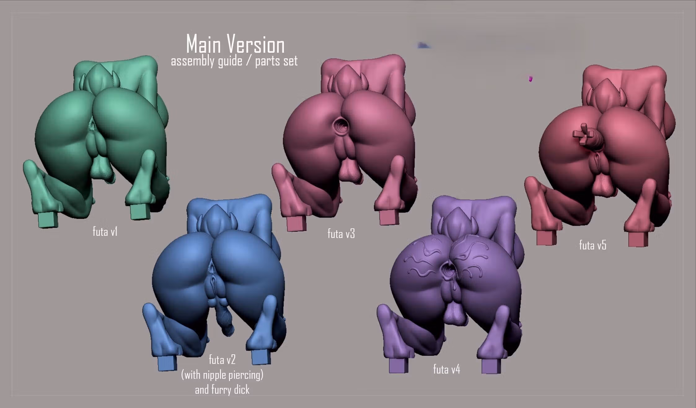 Bella Bunny Girl und Furry Statue | Original Fanart von Digital Dark NSFW,Futa 3d printed statue,3d printed,nsfw statue,futa statue,futa figurines,futanari figurines,futanari statue,3d printed figure,Bella Bunny Girl Statue,furry statue