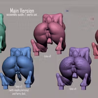 Bella Bunny Girl und Furry Statue | Original Fanart von Digital Dark NSFW,Futa 3d printed statue,3d printed,nsfw statue,futa statue,futa figurines,futanari figurines,futanari statue,3d printed figure,Bella Bunny Girl Statue,furry statue