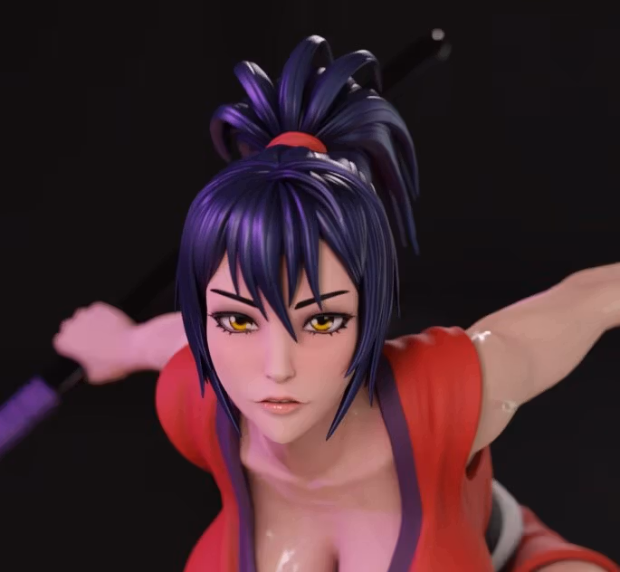 Chifusa Manyuu Statue | Mahou Kaiju Fanart von Momoji3d SFW,NSFW 3d printed,3d printed statue,nsfw statue,Chifusa Manyuu statue,Mahou Kaiju statue