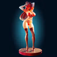 Statue Sylvia | Konosuba Fan art par Officer Rhu SFW,NSFW,Futa 3d printed,Sylvia statue,futa statue,Konosuba statue,furry statue,nsfw statue,futa figurines,futanari figurines,futanari statue